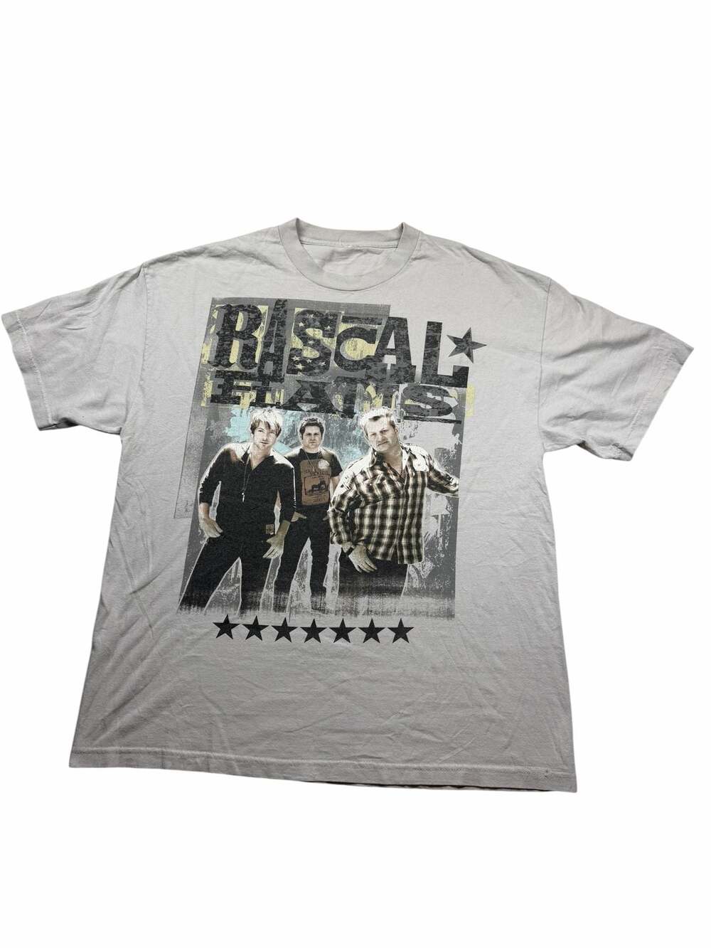 Rascal Flatts Nothing Like This Tour 2010 Concert Band T Shirt Gray Mens XL